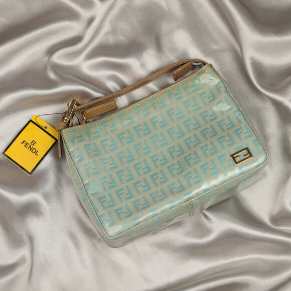 Rare FENDI Zucchino Vinyl Pochette - Picture 7 of 16